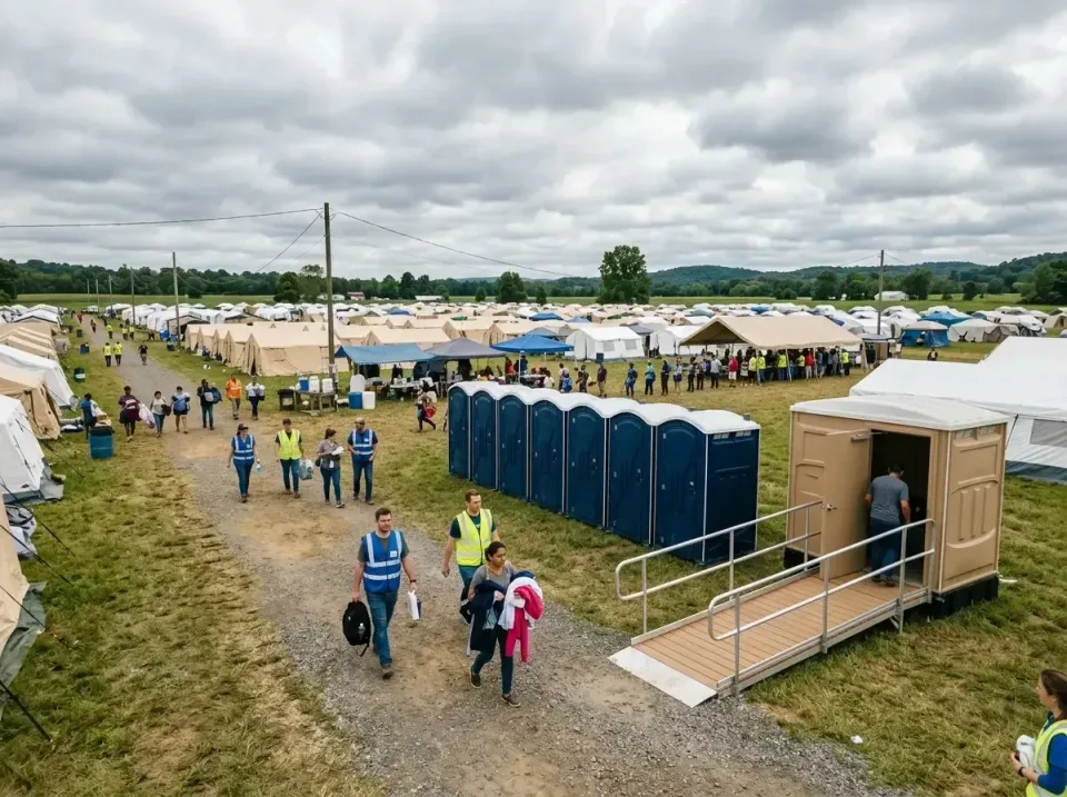 disaster-relief-camp-restrooms-010 — frequently asked questions, Dumpster & Portable Bathrooms Rental in Liberty, MO